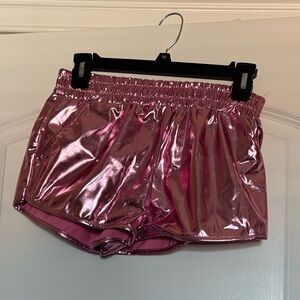 Metallic Pink Women's Shorts